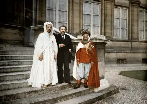 Negotiations about the independence of the colonies: two leaders of the Muslim delegation Negotiations about the independence of the colonies: two leaders of the Muslim delegation