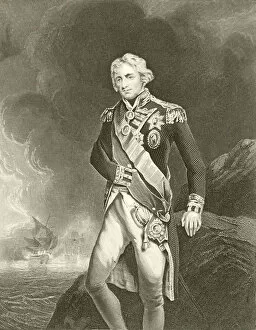 Admiral Horatio Nelson Gallery: Nelson (engraving)