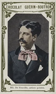 De Neuville, artiste peintre (coloured photo) De Neuville, artiste peintre (coloured photo)