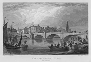 The New Bridge, Totnes, Devonshire (engraving) The New Bridge, Totnes, Devonshire (engraving)