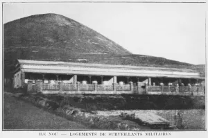 New Caledonia, Isle of Nou, housing of the military warders New Caledonia, Isle of Nou, housing of the military warders