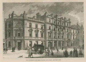 New courthouse and police station on Bow Street (engraving) New courthouse and police station on Bow Street (engraving)