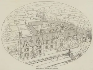 New Farmery or Model Farm, in Berkshire (engraving) New Farmery or Model Farm, in Berkshire (engraving)