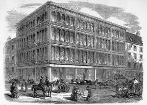 The New Iron and Glass Warehouse at Glasgow, c.1856 (engraving) The New Iron and Glass Warehouse at Glasgow, c.1856 (engraving)