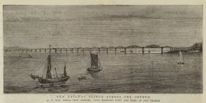 New Railway Bridge across the Severn (engraving) New Railway Bridge across the Severn (engraving)
