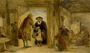 The New Scholar, A School, 19th century (oil on canvas) The New Scholar, A School, 19th century (oil on canvas)