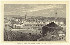 Part of the New Town, from Ramsay Gardens (engraving) Part of the New Town, from Ramsay Gardens (engraving)