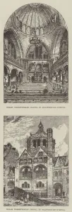 Shaftesbury Avenue Gallery: New Welsh Presbyterian Chapel (engraving)