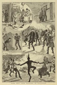 Some New Year Customs in Galloway (engraving) Some New Year Customs in Galloway (engraving)