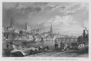 Newcastle-upon-Tyne, from New Chatham, Gateshead (engraving) Newcastle-upon-Tyne, from New Chatham, Gateshead (engraving)