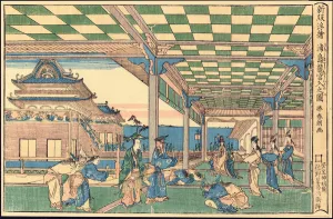 Newly Published Perspective Picture: Urashima Entering the Dragon Palace Newly Published Perspective Picture: Urashima Entering the Dragon Palace