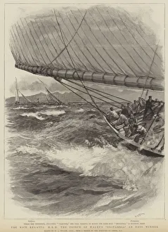 The Nice regatta, HRH The Prince of Wales's Britannia and easy winner (engraving) The Nice regatta, HRH The Prince of Wales's Britannia and easy winner (engraving)