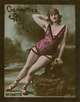 Nichette, girl in underclothes on beach (photo) Nichette, girl in underclothes on beach (photo)