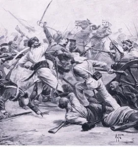 Nicholson's defeat of the rebels at Najafgarh, 2nd August 1857 Nicholson's defeat of the rebels at Najafgarh, 2nd August 1857