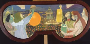 Night Festival, 1900, (oil on cardboard) Night Festival, 1900, (oil on cardboard)
