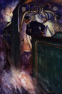 Chauffeuress Gallery: The Night Mail (colour litho)