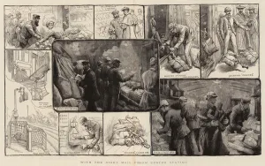 With the Night Mail from Euston Station (engraving) With the Night Mail from Euston Station (engraving)