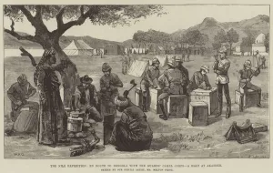 The Nile Expedition, En Route to Dongola with the Guards Camel Corps The Nile Expedition, En Route to Dongola with the Guards Camel Corps