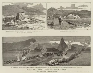 With the Nile Frontier Field Force (engraving) With the Nile Frontier Field Force (engraving)