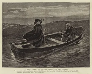 William (after) Small Gallery: 'Ninety-Three', the Royalist Leader and the Boatman (engraving)