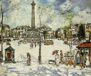Images Dated 30th December 2011: No.3 Parisian Square, 1931 (oil on board)