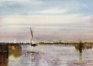 Norfolk Broads: Heigham Sounds (colour litho) Norfolk Broads: Heigham Sounds (colour litho)