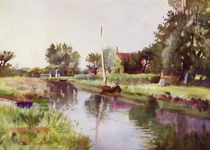 Norfolk Broads: Pleasure Boat Inn, Hickling Broad (colour litho) Norfolk Broads: Pleasure Boat Inn, Hickling Broad (colour litho)