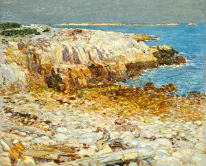 Childe Frederick Hassam Gallery: A North East Headland, 1901 (oil on canvas)