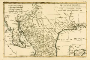Northern Mexico, from Atlas de Toutes les Parties Connues du Globe Terrestre' Northern Mexico, from Atlas de Toutes les Parties Connues du Globe Terrestre'