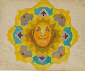 Notations Chromatiques, after 1900 (w/c, gouache & pencil on paper) (recto of 694043) Notations Chromatiques, after 1900 (w/c, gouache & pencil on paper) (recto of 694043)