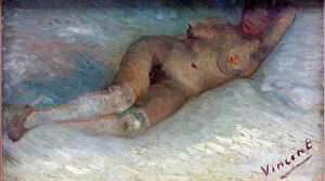 'Nu couche' (recumbent nude) Peinture de Vincent van Gogh (1853-1890) 1887 kroller-muller Museum Otterlo