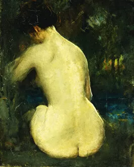 Images Dated 28th July 2011: Nude, (oil on canvas)