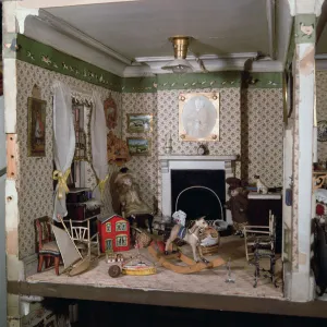 Nursery with toys from Miss Miles House, 1890 (mixed media) Nursery with toys from Miss Miles House, 1890 (mixed media)