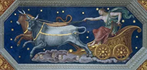 The Nymph Callisto on Jupiter's Chariot, ceiling decoration from the ' The Nymph Callisto on Jupiter's Chariot, ceiling decoration from the '