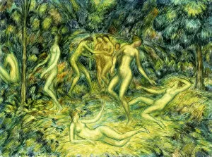 Modernist Art Gallery: Nymphs Dancing, 1918 (oil on canvas)