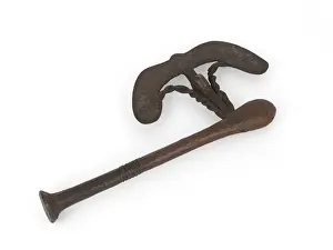 Nzappa Zap axe from upper Congo, 1895 (iron and copper) Nzappa Zap axe from upper Congo, 1895 (iron and copper)