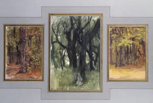 Oak and coppice, Villa Medici, Rome (w/c on paper) Oak and coppice, Villa Medici, Rome (w/c on paper)