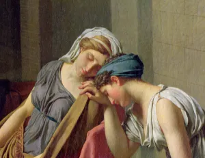 The Oath of Horatii, 1784 (oil on canvas) (detail of 2290) The Oath of Horatii, 1784 (oil on canvas) (detail of 2290)