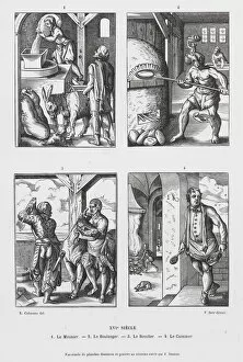 White Bread Gallery: Occupations, 16th Century (engraving)