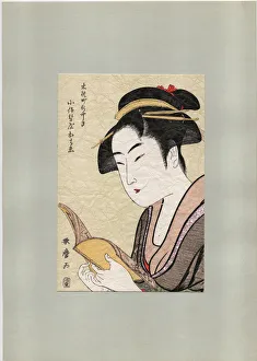 Ochie of Koiseya Teahouse, c. 1800 (woodcut) Ochie of Koiseya Teahouse, c. 1800 (woodcut)