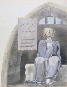 Ode to Adversity, design 37 from The Poems of Thomas Gray, 1797-98 (w/c with pen Ode to Adversity, design 37 from The Poems of Thomas Gray, 1797-98 (w/c with pen