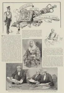 Amedee (after) Forestier Gallery: Officers of Parliament, 1894 (litho)