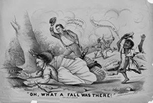 Oh, what a fall was there!, published by J. Mayer & Co. Lith, Boston, c.1865 (litho) Oh, what a fall was there!, published by J. Mayer & Co. Lith, Boston, c.1865 (litho)
