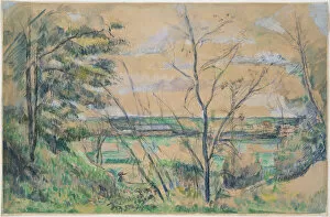 In the Oise Valley, 1878-80 (graphite, gouache, and w / c)