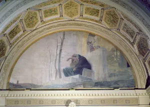 Old Age, from The Three Ages of Man, 1887 (mural) Old Age, from The Three Ages of Man, 1887 (mural)