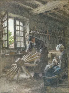 The Old Cartwright and his Wife, 1897 (pastel on paper) The Old Cartwright and his Wife, 1897 (pastel on paper)
