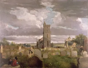 The Old Churchyard, Stirling, 1835 (oil on canvas) The Old Churchyard, Stirling, 1835 (oil on canvas)