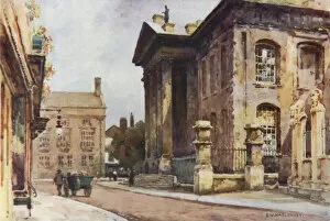 Broad Street Gallery: Old Clarendon Building, Broad Street (colour litho)