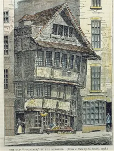 The Old Fountain in the Minories (colour engraving) The Old Fountain in the Minories (colour engraving)