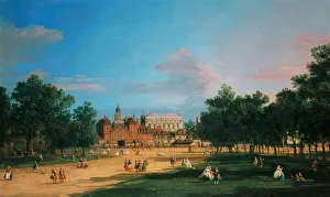 Old Horse Guards and the Banqueting Hall, Whitehall from St James's Park Old Horse Guards and the Banqueting Hall, Whitehall from St James's Park